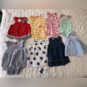 12 month rompers/dresses